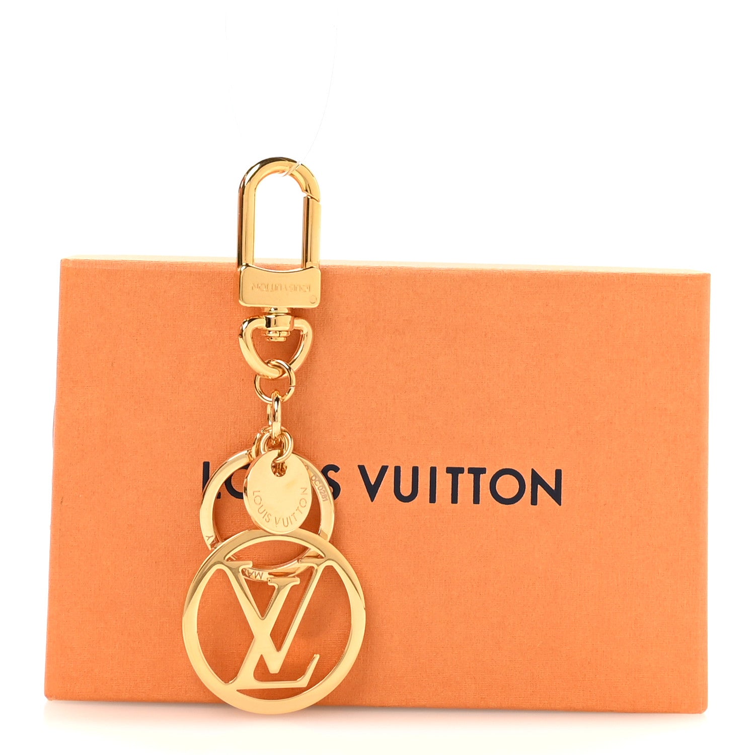 Louis Vuitton LV Circle Bag Charm Key Holder Gold 4 of 4