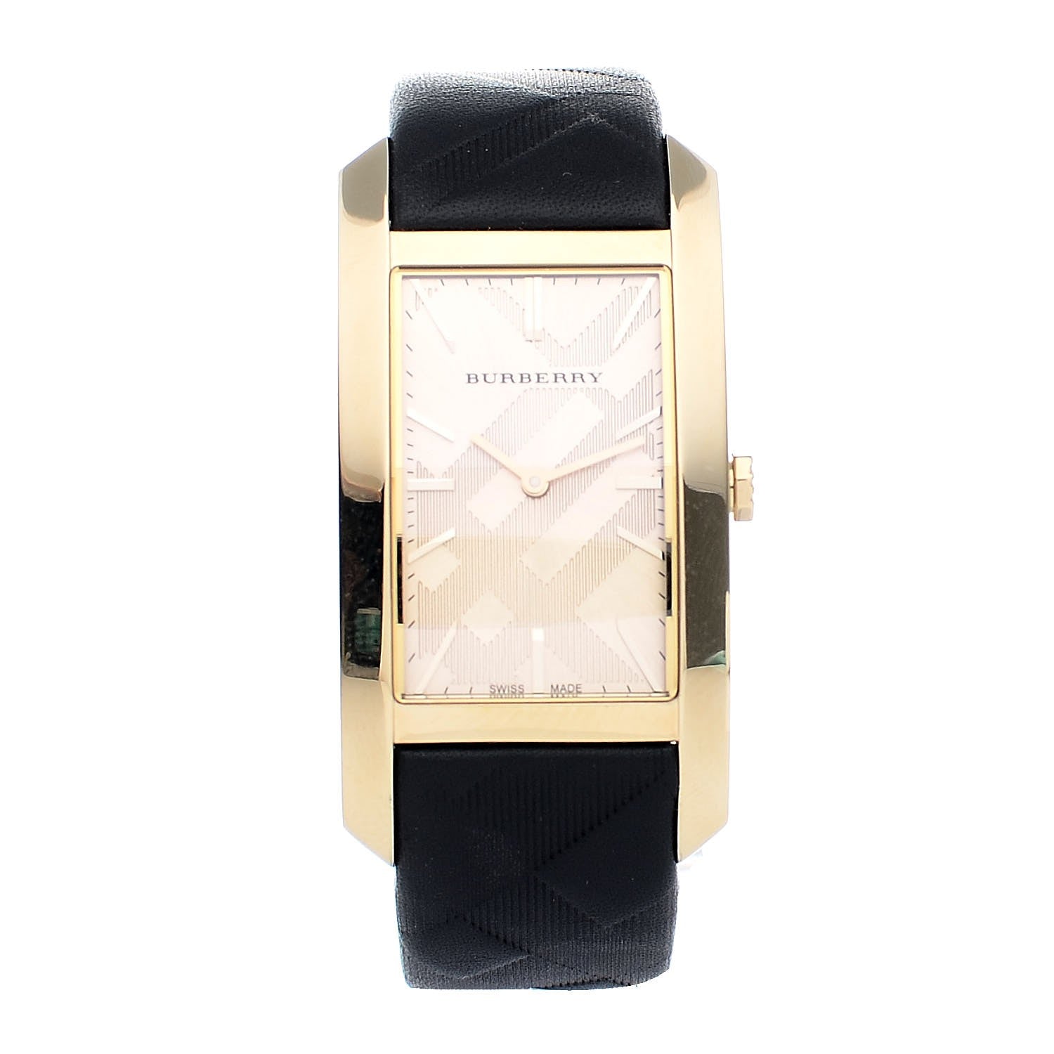 Burberry Stainless Steel Calfskin 25mm Quartz Watch Gold BU9409 1 of 6
