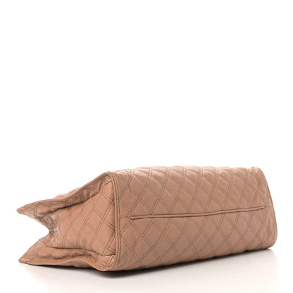Marc Jacobs Calfskin Quilted Juliette Tote Beige 4 of 13