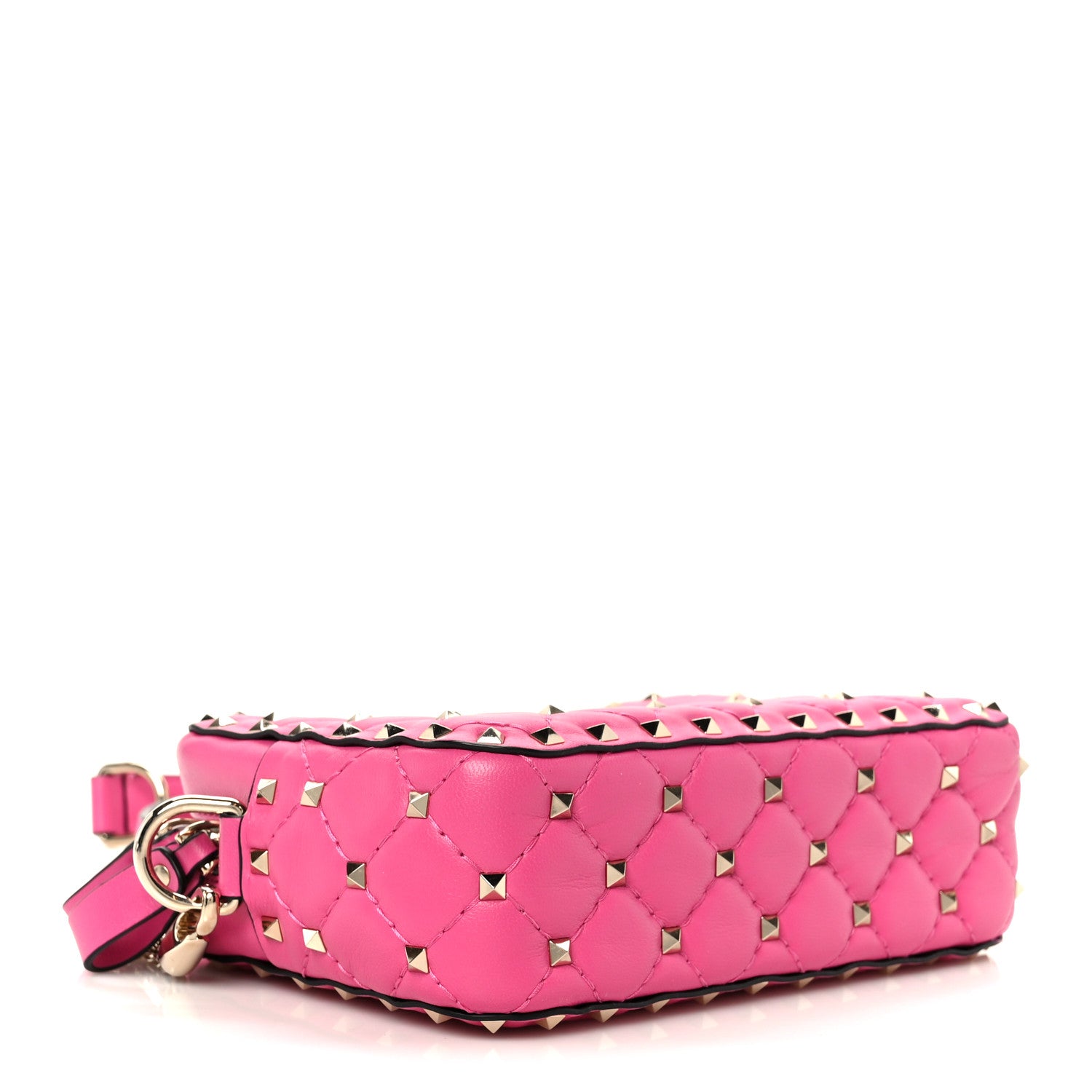 Valentino Garavani Nappa Rockstud Spike Camera Crossbody Bag Blossom 4 of 10