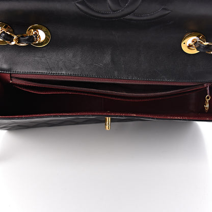Chanel Lambskin Quilted XL Jumbo Single Flap Black 5 of 14