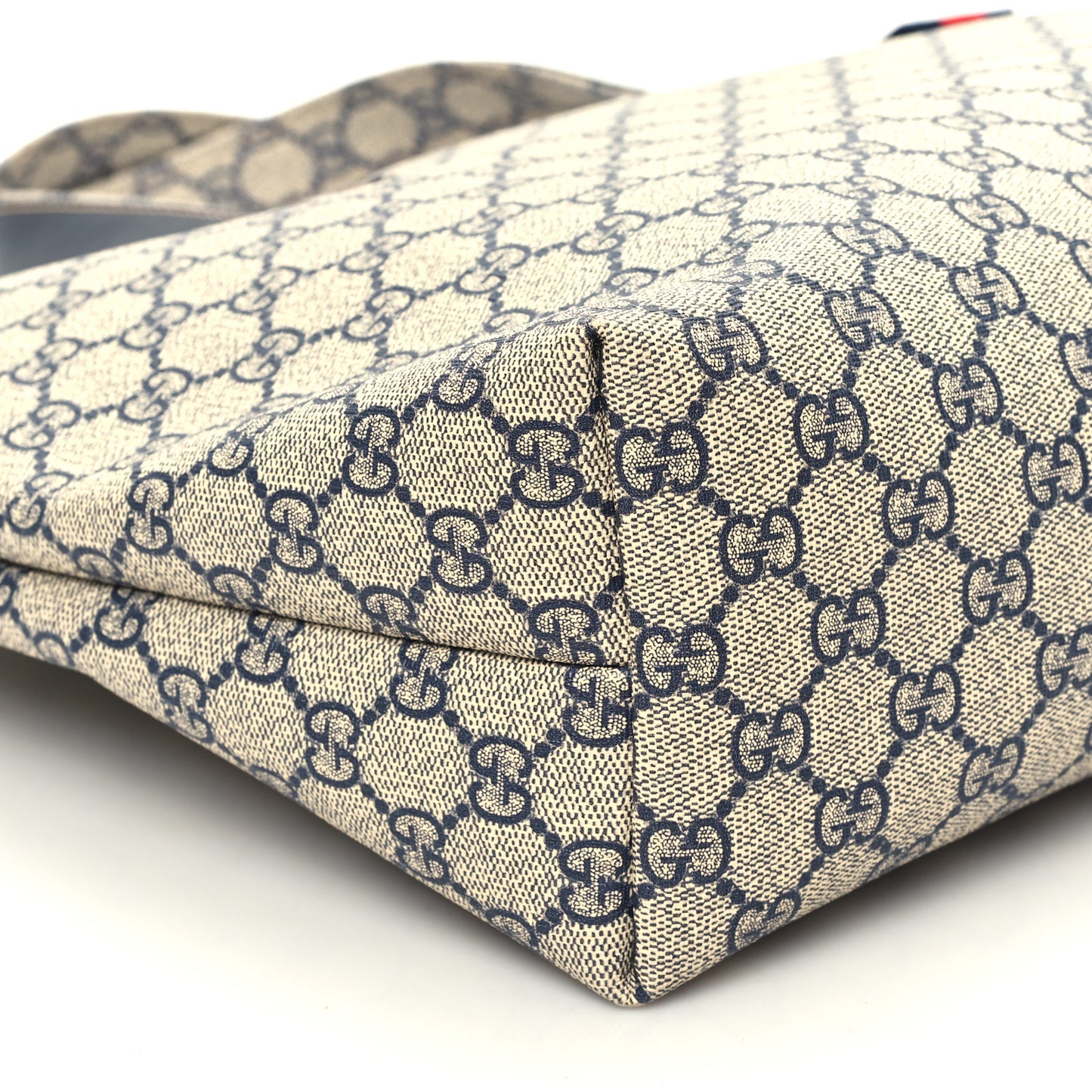 GG Plus Monogram Medium Signature Web Loop Tote Navy