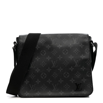 Louis Vuitton Monogram Eclipse District PM Black 1 of 16