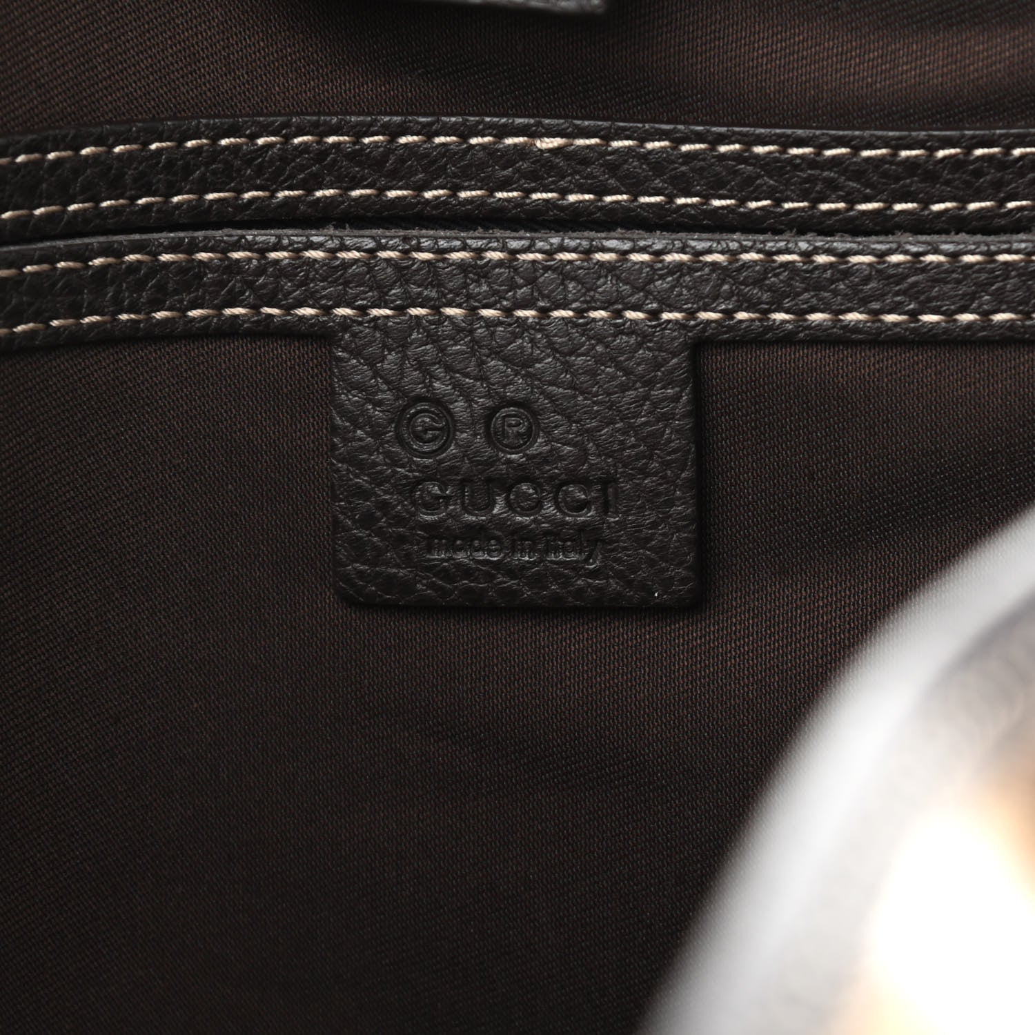 Gucci Crystal Monogram Medium Joy Tote Beige Ebony Testa di Moro 6 of 9