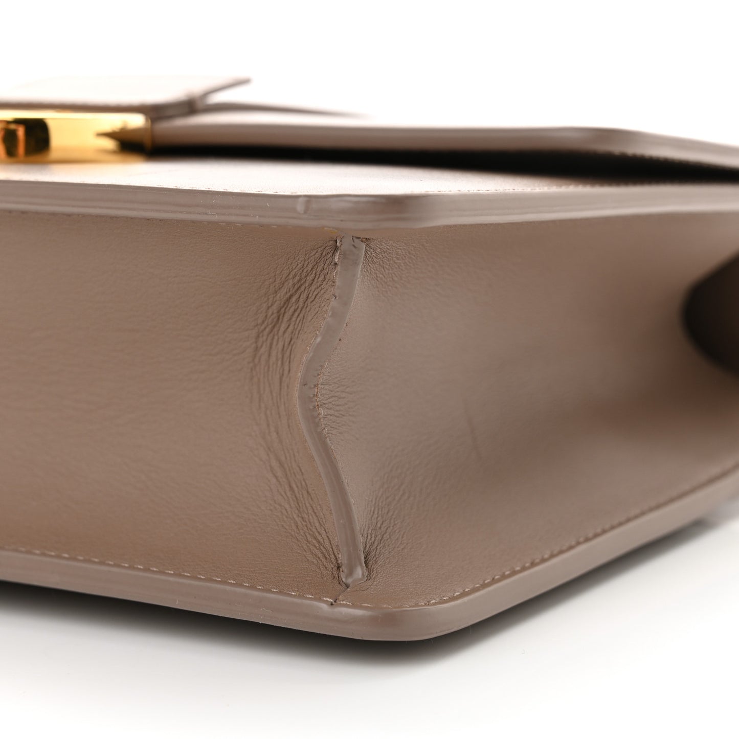 Box Calfskin 30 Montaigne Flap Bag Raw Beige