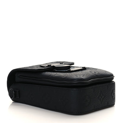 Louis Vuitton Taurillon Monogram S Lock Wearable Wallet Black 4 of 11