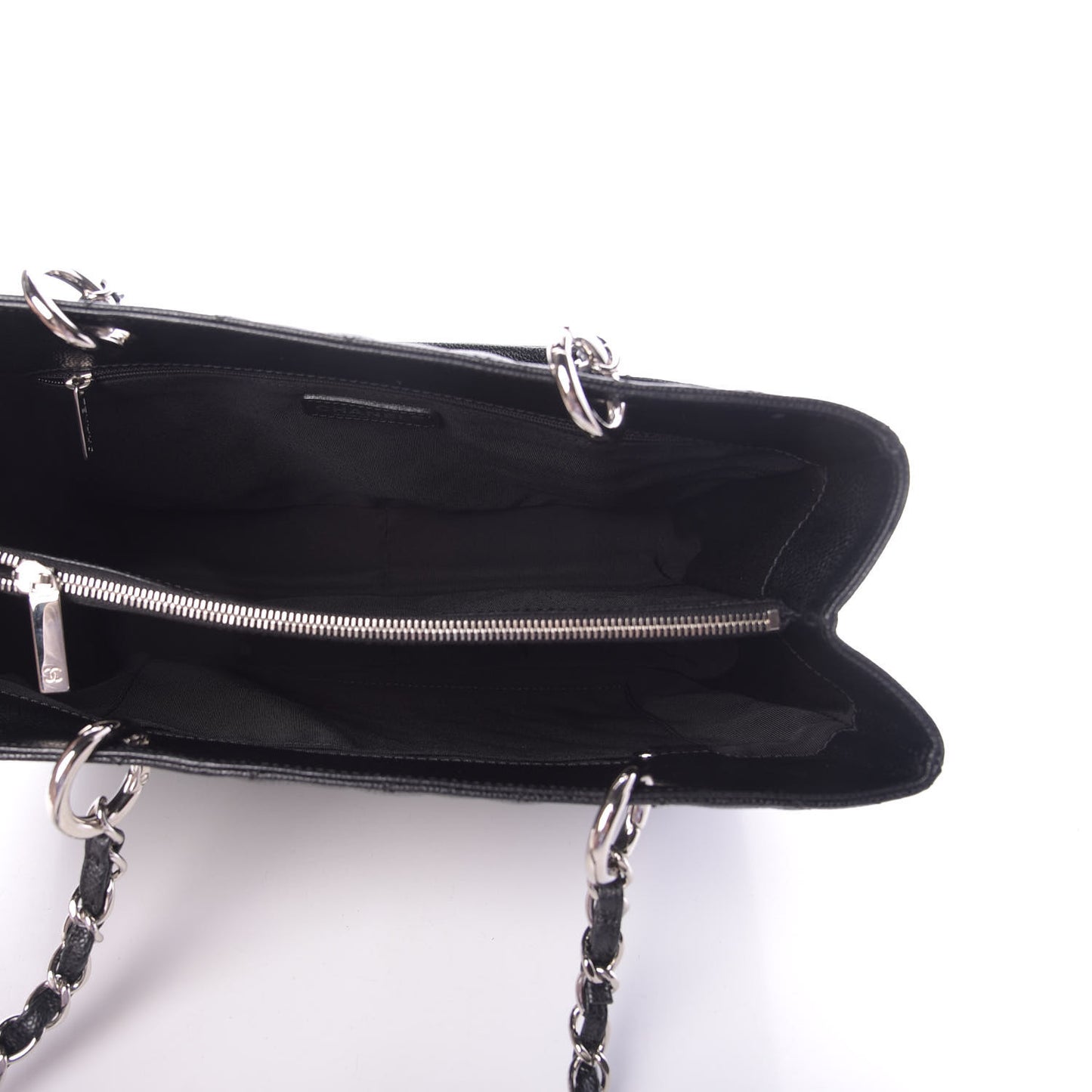 Caviar Quilted Grand Shopping Tote GST Black