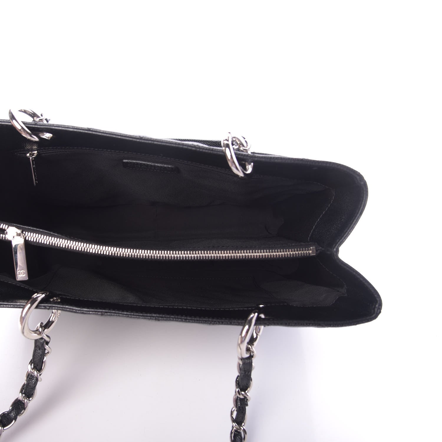 Chanel Caviar Quilted Grand Shopping Tote GST Black 5 of 10