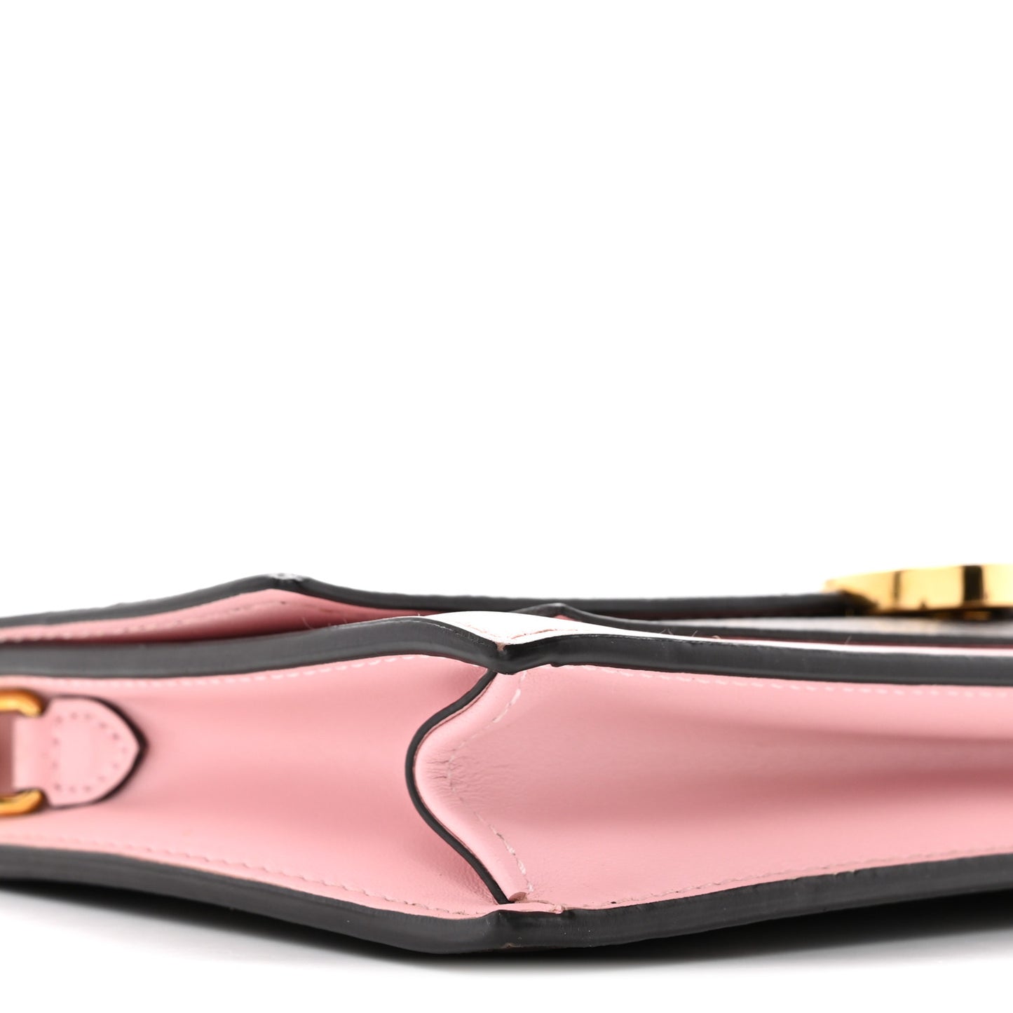 Monogram Flore Chain Wallet Rose Ballerine