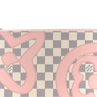 Louis Vuitton Damier Azur Tahitienne Neverfull MM GM Pochette 8 of 11