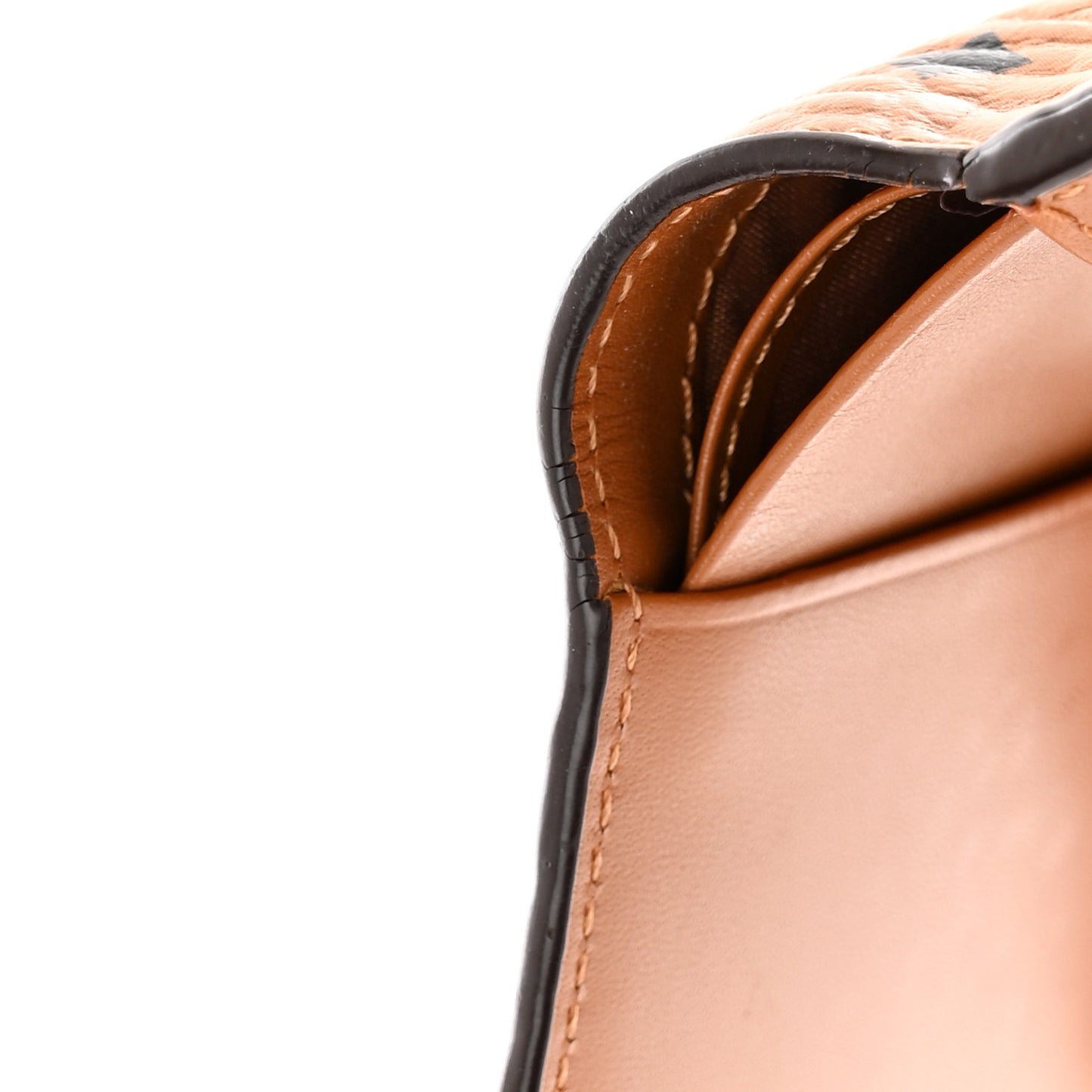 Visetos New Year Series Rooster Three-Fold Flap Wallet Cognac