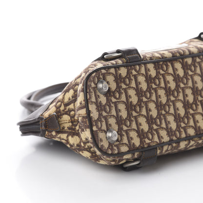 Christian Dior Monogram Traveler Satchel Brown 5 of 8