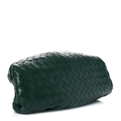 Bottega Veneta Nappa Maxi Intrecciato The Pouch Oversized Clutch Raintree 4 of 8