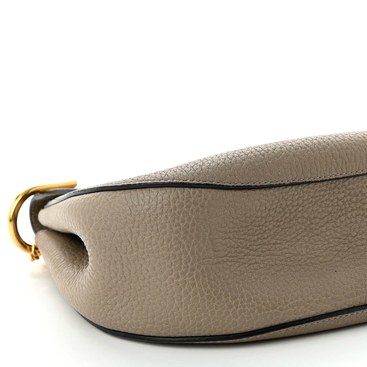 Chloe Grained Lambskin Mini Drew Shoulder Bag Motty Grey 8 of 9