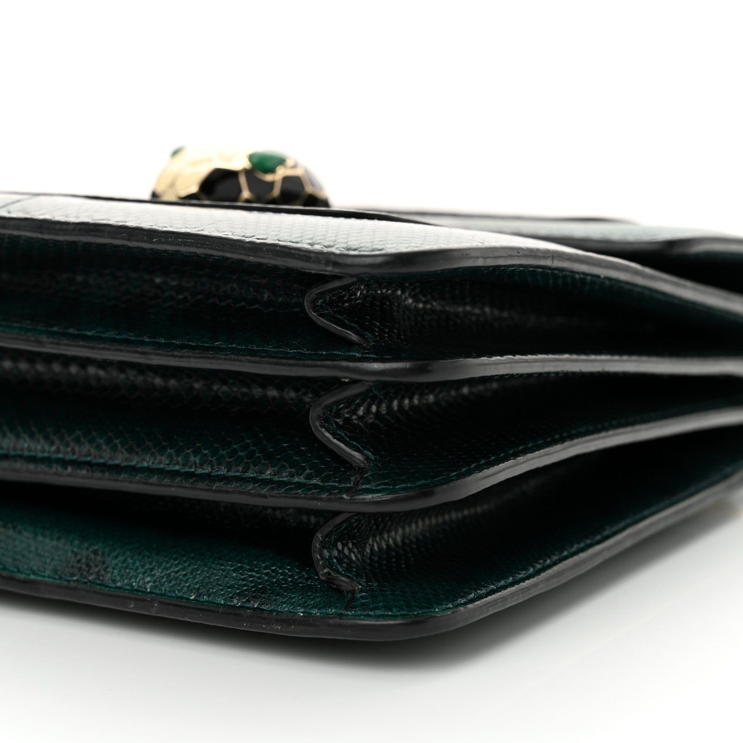 Bulgari Karung Serpenti Forever Top Handle Forest Emerald 10 of 14