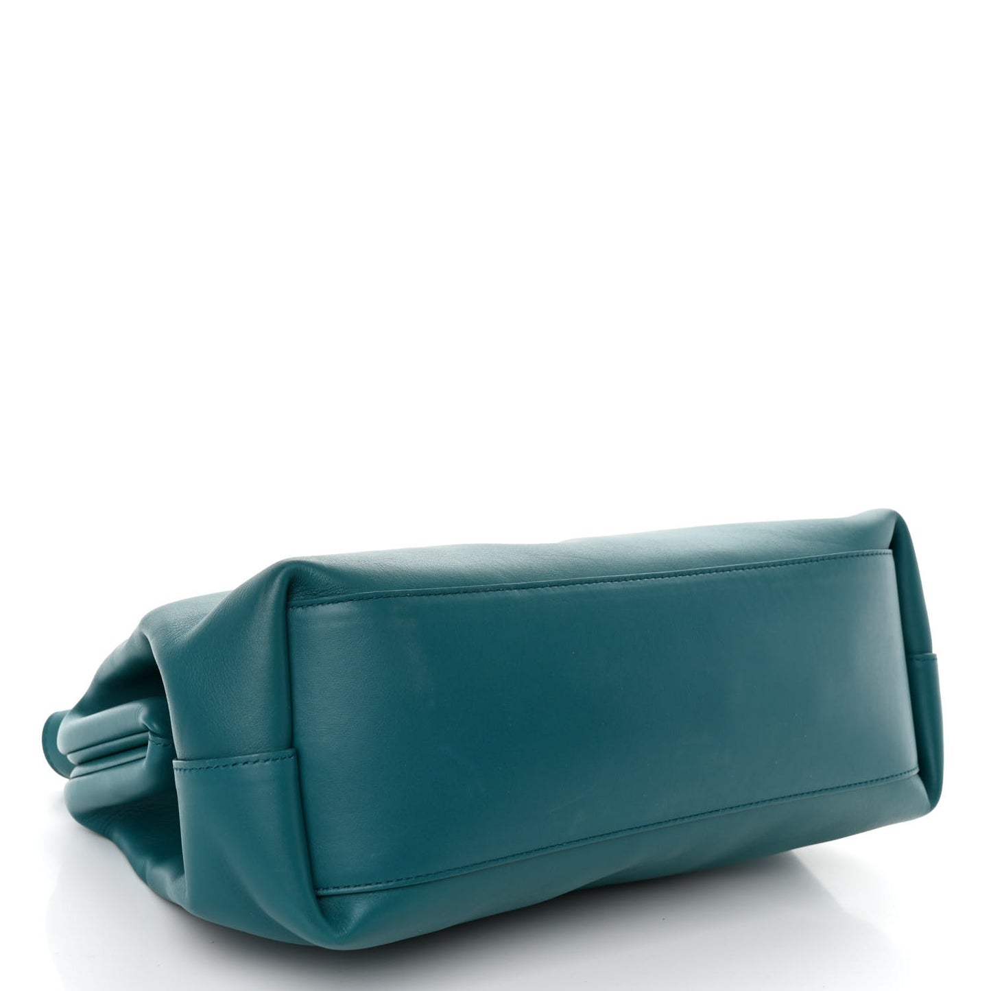 Calfskin Medium The Point Triangle Bag Mallard