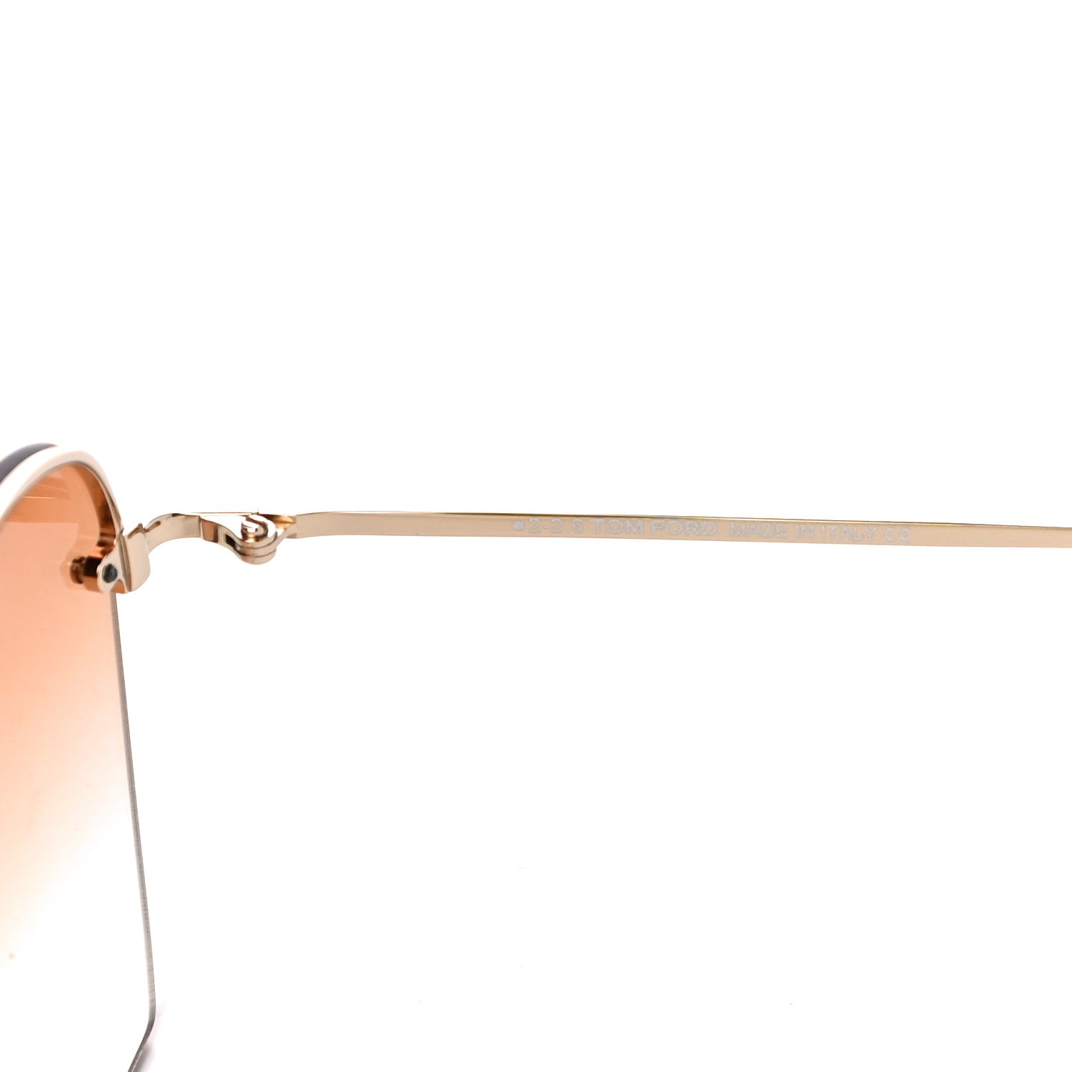 Tom Ford Annabel Aviator Sunglasses TF507 Gold Brown 5 of 7