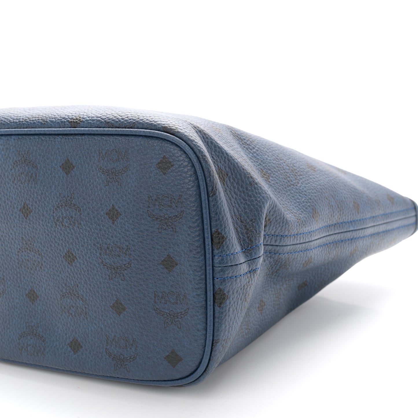 Visetos Medium Top Zip Shopper Tote Blue