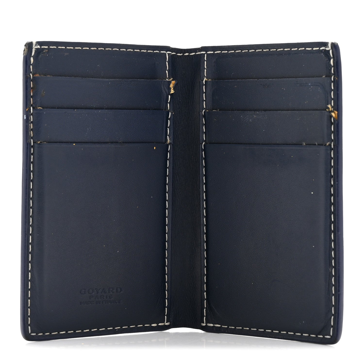Goyard Goyardine Saint Pierre Card Holder Navy 1816919 – FASHIONPHILE
