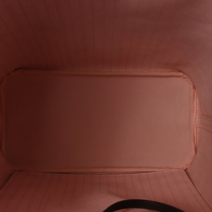 Louis Vuitton Damier Ebene Neo Neverfull MM Rose Ballerine 6 of 10