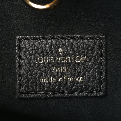Louis Vuitton Calfskin Lock & Go Tote Black 6 of 9