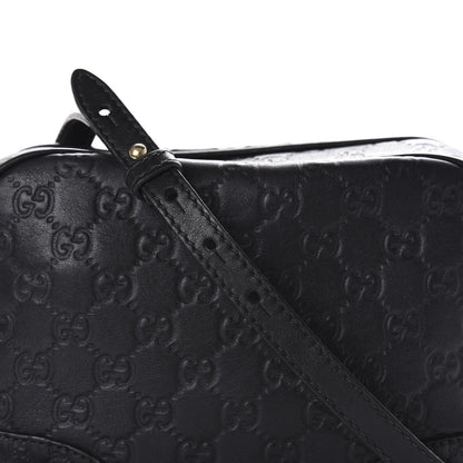Gucci Guccissima Mini Bree Messenger Bag Black 12 of 13