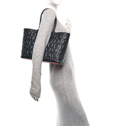 Christian Louboutin Nappa Embossed Small East West Cabata Tote Black 2 of 12