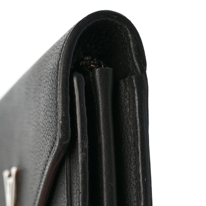 Louis Vuitton Soft Calfskin My Lockme Wallet Black 8 of 9