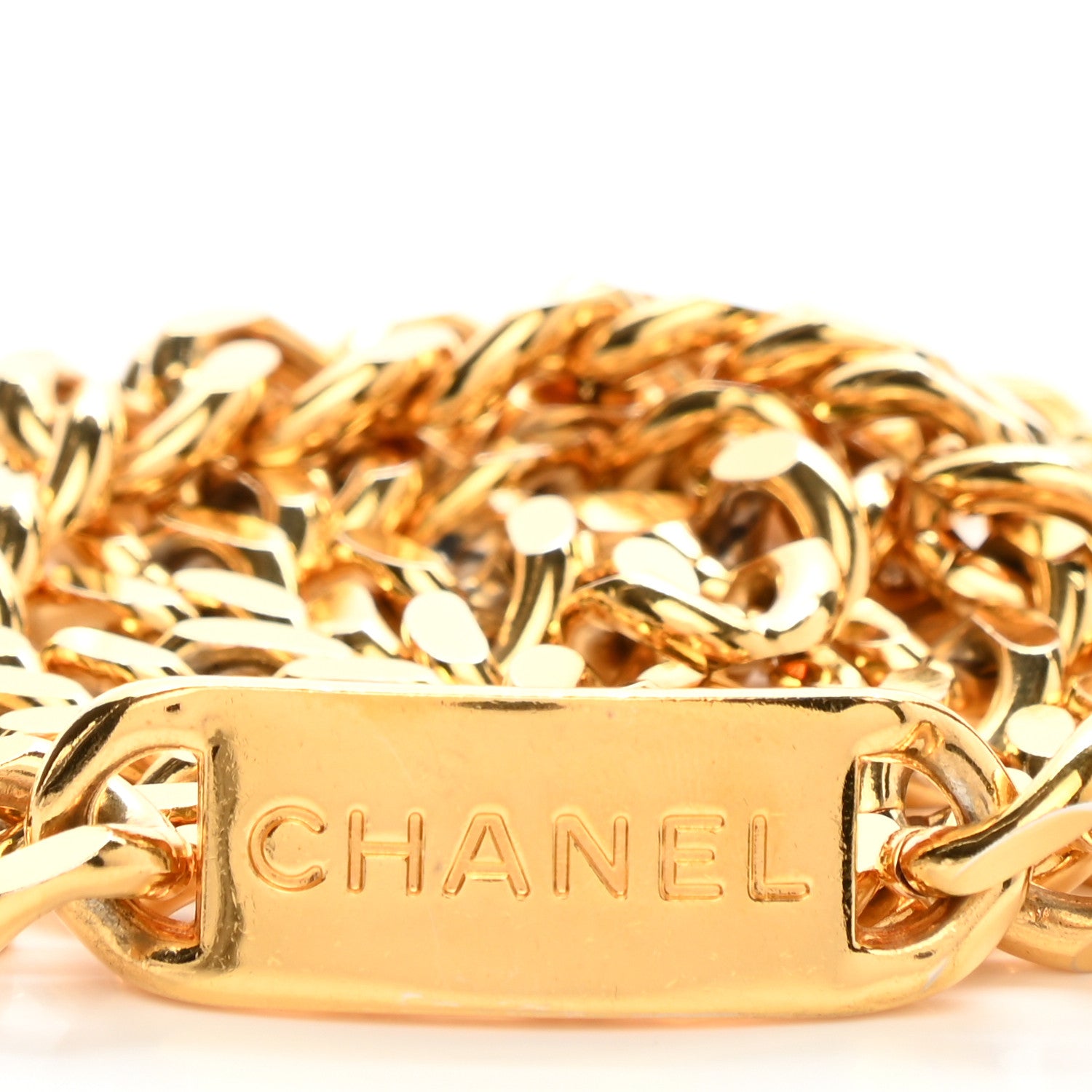 Chanel Chain CC Medallion Belt Gold 3 of 6
