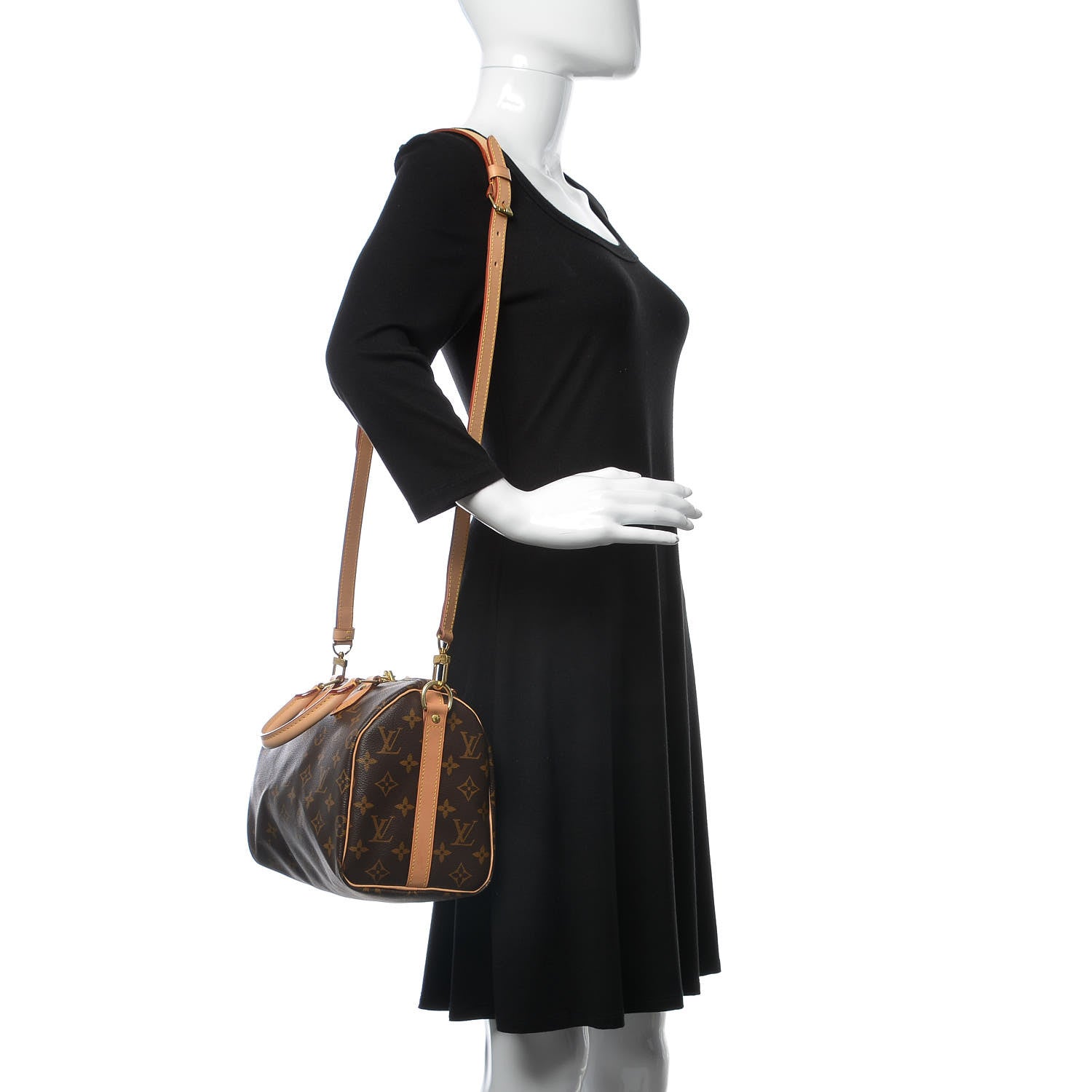 Louis Vuitton Monogram Speedy Bandouliere 25 2 of 9