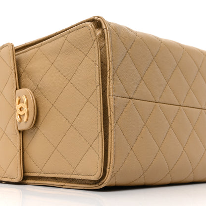 Chanel Caviar Quilted Medium Chanel 25 Handbag Dark Beige 10 of 11