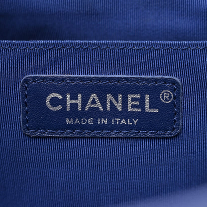 Chanel Lambskin Quilted Large Urban Spirit Backpack Blue 6 of 10