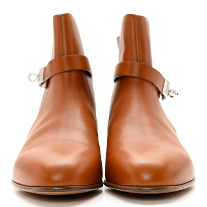 Hermes Calfskin Neo Low Boots 37 Natural 2 of 13