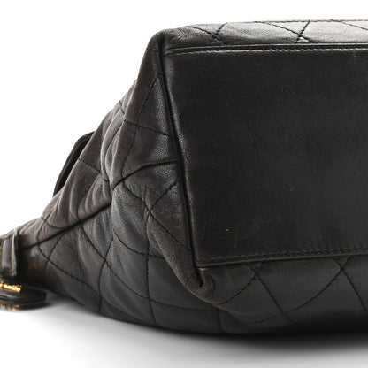 Chanel Lambskin Quilted Shoulder Bag Black 7 of 8
