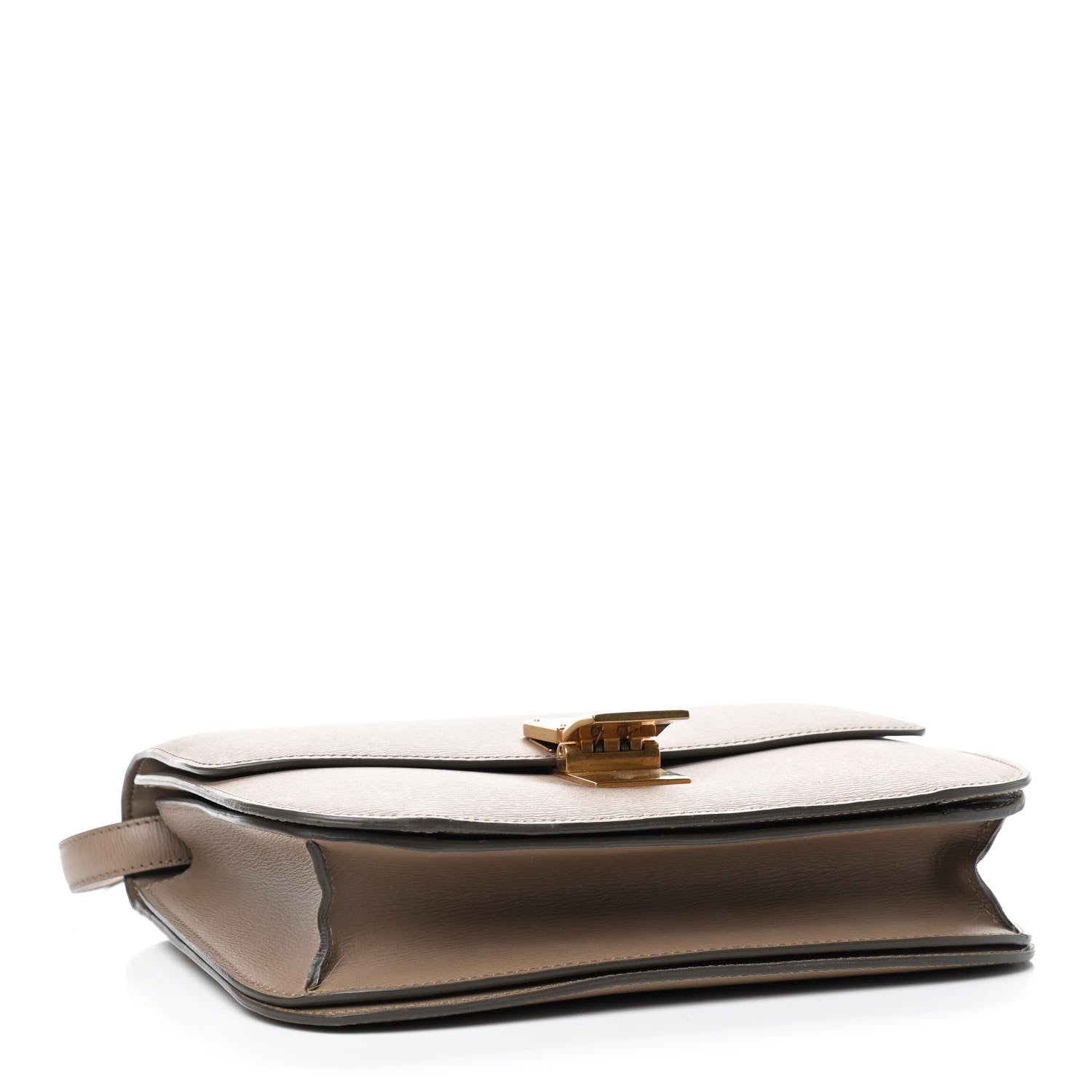 Celine Liege Calfskin Medium Classic Box Flap Bag Taupe 4 of 10