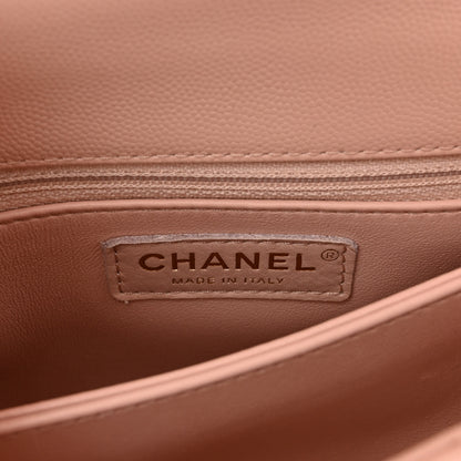 Chanel Caviar Quilted Mini Coco Handle Flap Light Pink 6 of 10