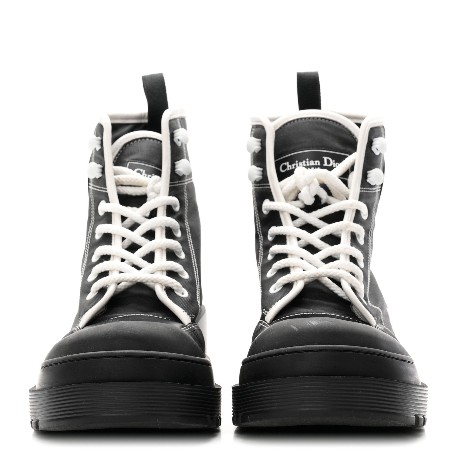Christian Dior Technical Fabric D-Rise 35mm Boots 39.5 Black 3 of 10