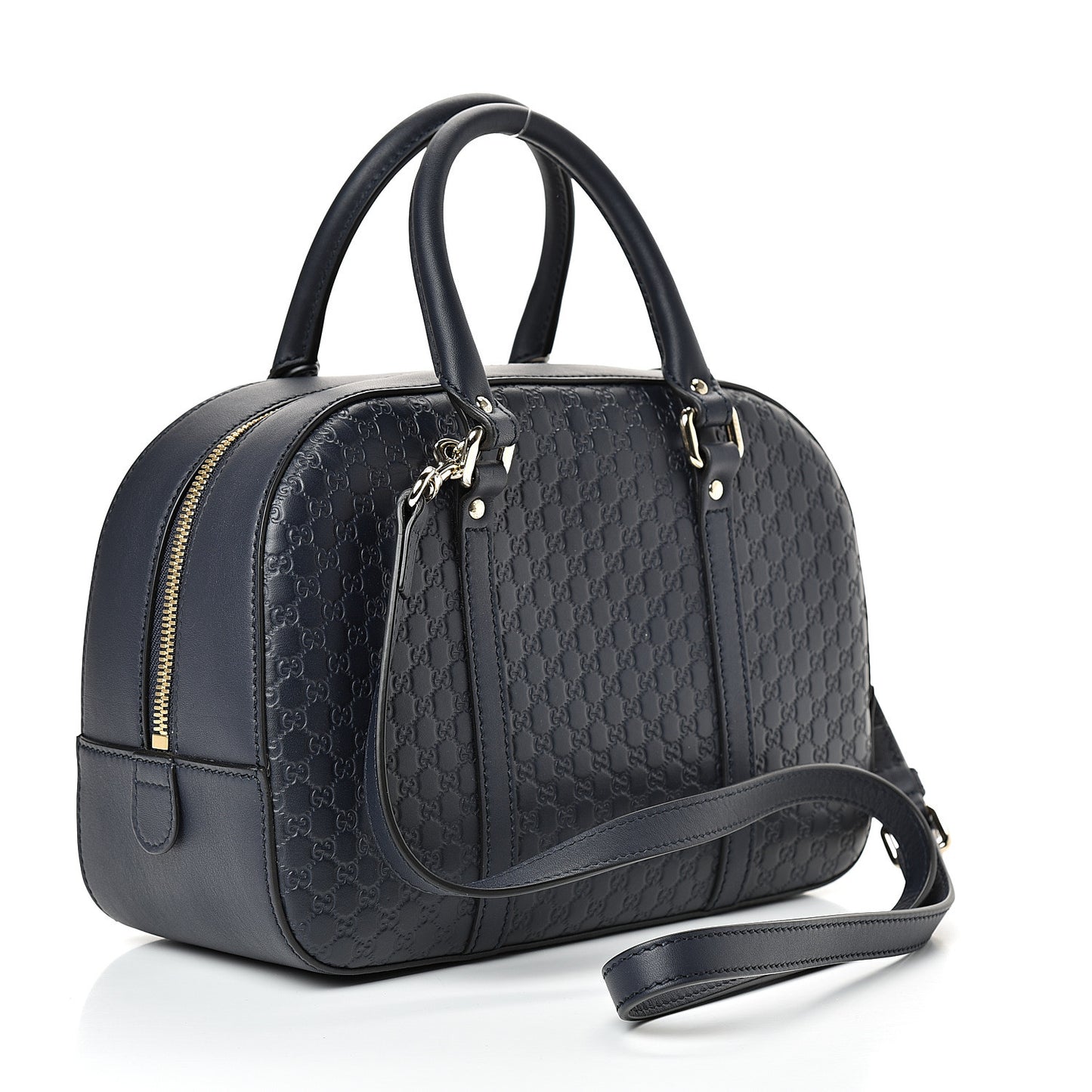 Microguccissima Medium Crossbody Bag Blue