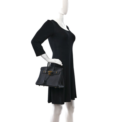 Hermes Togo Birkin 25 Black 2 of 16