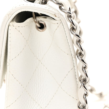 Chanel Caviar Quilted Mini Square Flap White 16 of 17