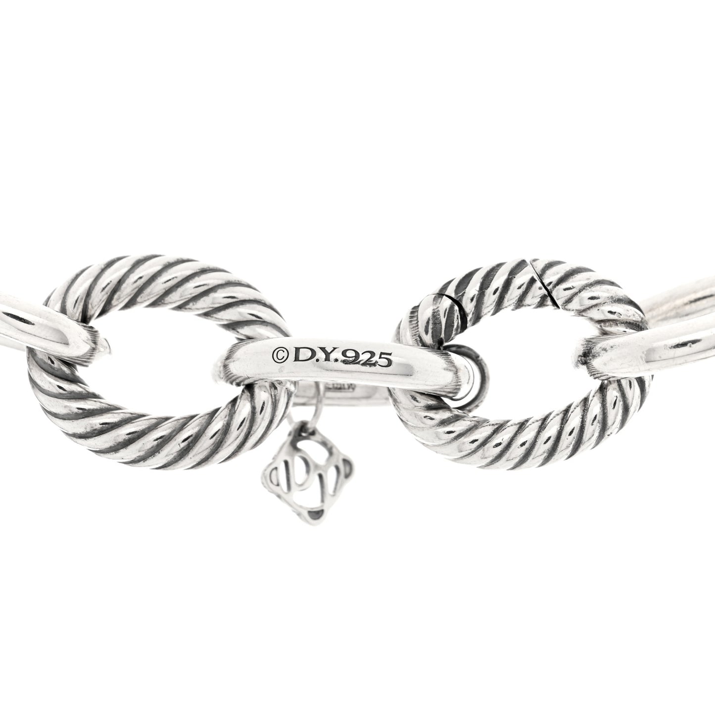 Sterling Silver 17mm Large Oval Link Necklace