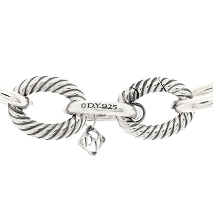 David Yurman Sterling Silver 17mm Large Oval Link Necklace 4 of 4