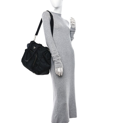 Prada Nylon Vela Baby Bag Black 2 of 12