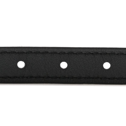 Hermes Swift Epsom 13mm Gamma Belt 95 38 Black Gold 3 of 6