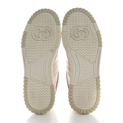 Gucci Calfskin Womens Re-Web Sneakers 39 White Pink 6 of 9