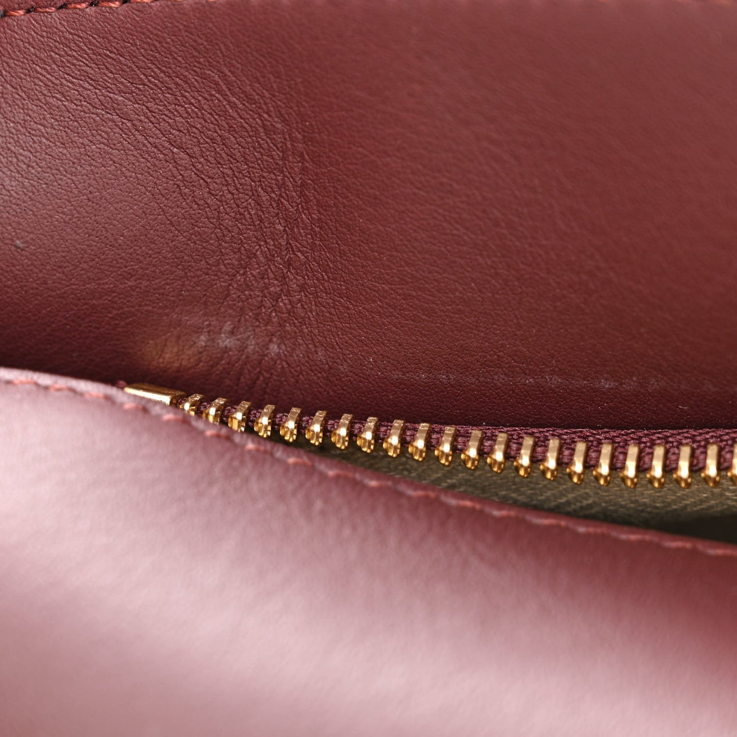 Soft Grained Calfskin Small Puzzle Edge Bag Dark Burgundy