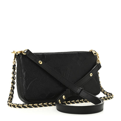 Louis Vuitton Empreinte Monogram Giant Multi Pochette Accessories Black 3 of 10