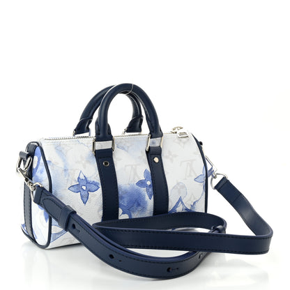 Louis Vuitton Monogram Watercolor Keepall XS Blue 3 of 10