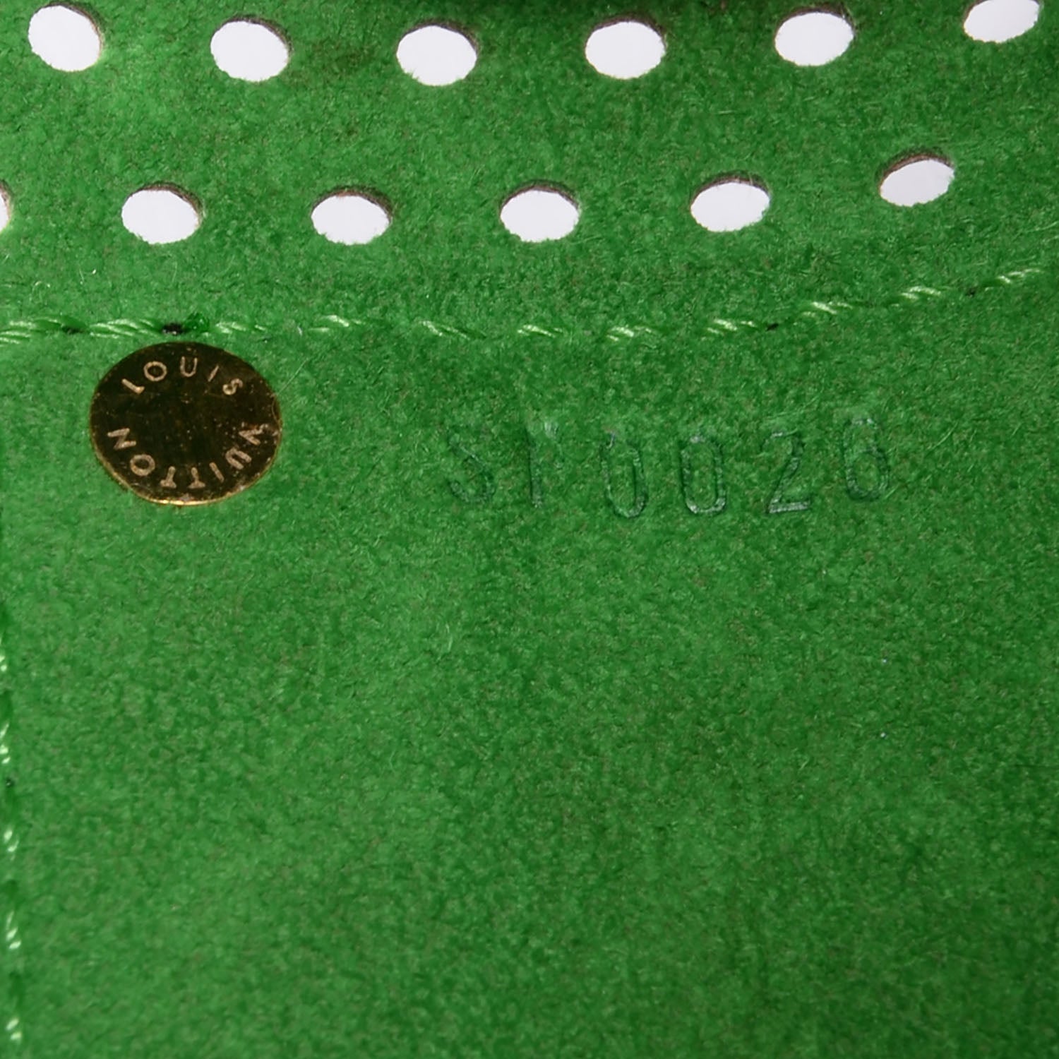 Louis Vuitton Monogram Perforated Speedy 30 Green 7 of 7