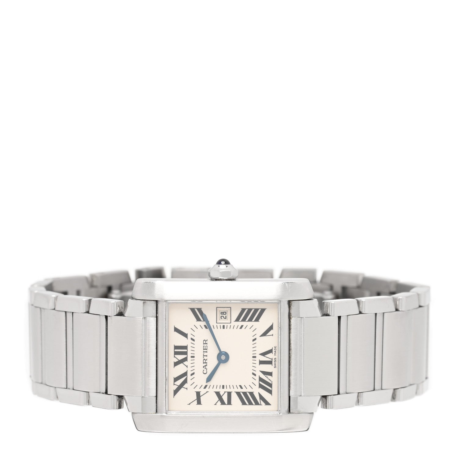 Cartier Stainless Steel 25mm Tank Francaise Quartz Watch 2 of 5